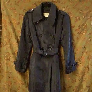 Michael Kors black light weight trench coat